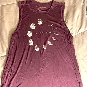 Love you to the moon and back purple tank